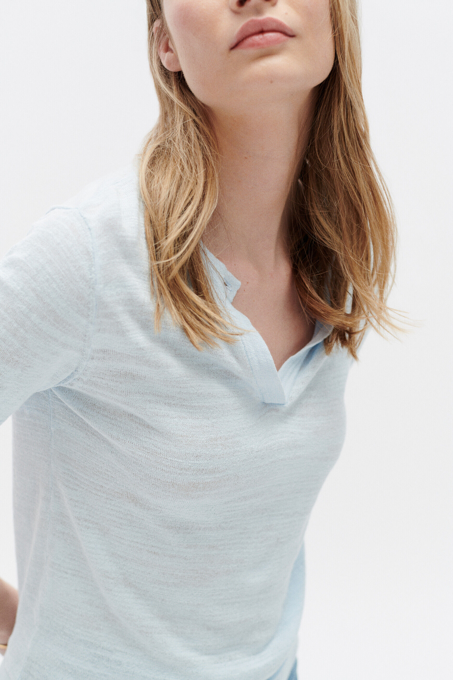 Pull mtessa bleu ciel femme