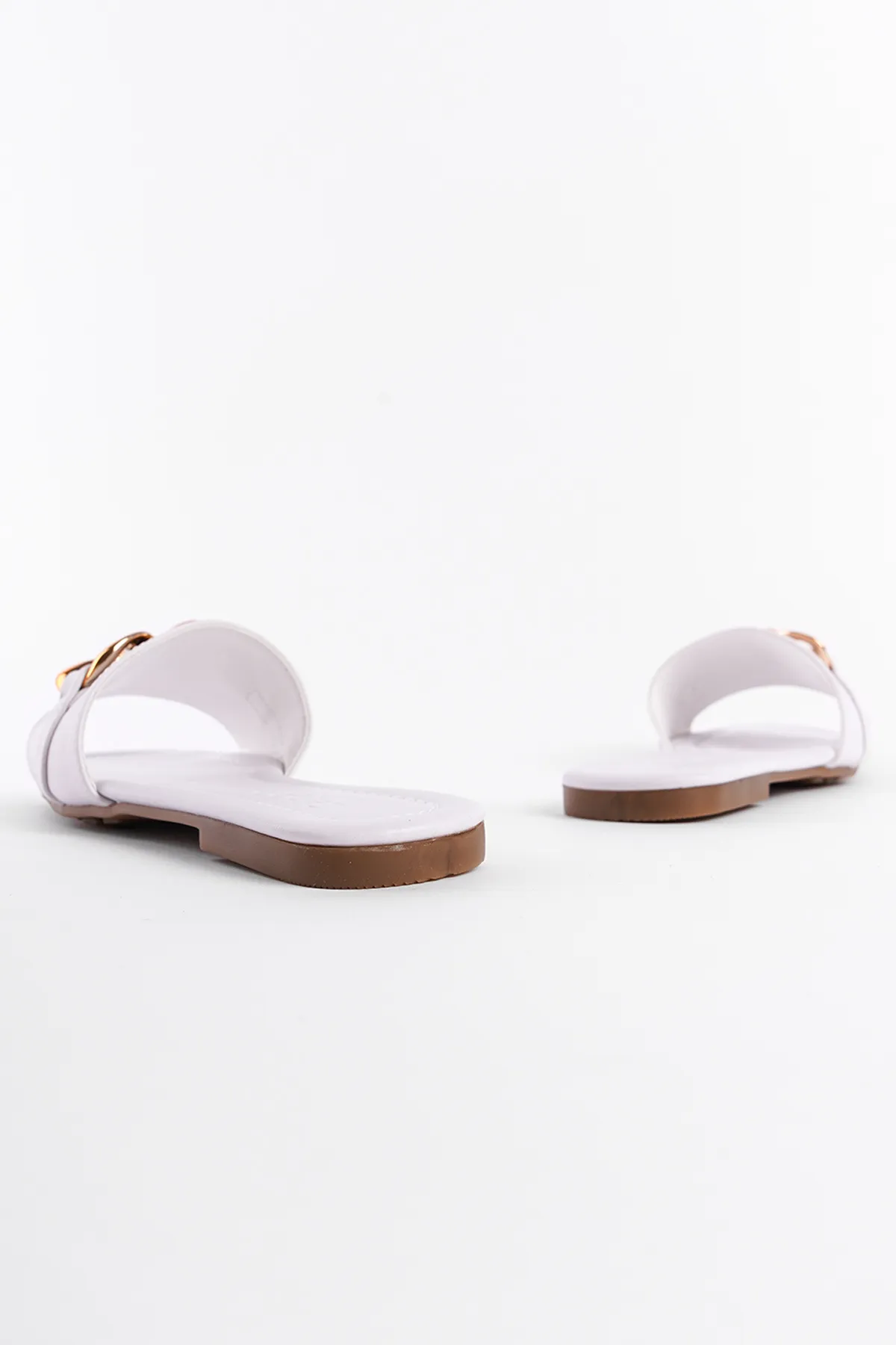 Capone Outfitters  Damen-Hausschuhe mit Ketten-Einzelstreifen
