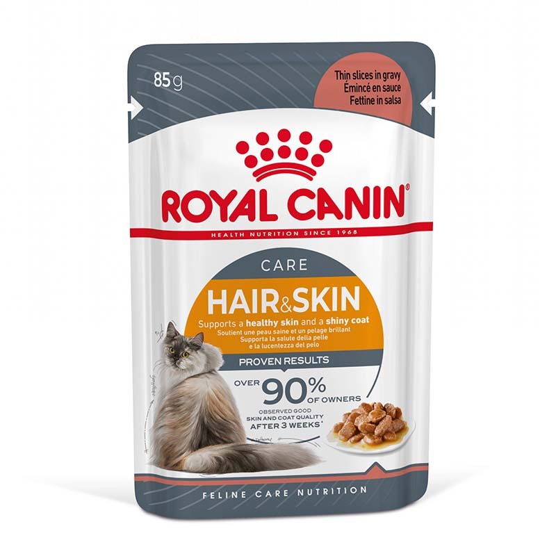 ROYAL CANIN Nassfutter ROYAL CANIN Hair & Skin 12x85g in Soße