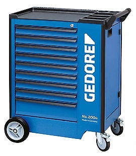 Gedore 1640704 2004 0810 Carrello portautensili con 9 cassetti
