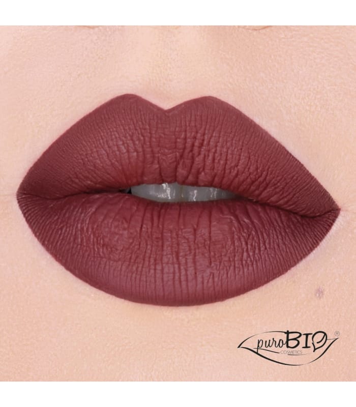 PUROBIO-ENCRE A LEVRES LIPTINT-Texture douce et confortable fini mat