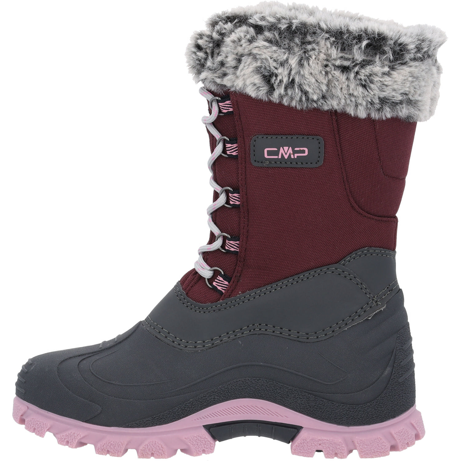 CMP Girl Magdalena 3Q76455J, Winterstiefel, Kinder, Rot (plum)