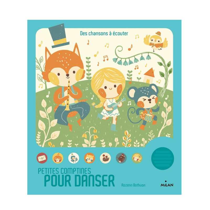 Livre sonore Petites comptines pour danser - Milan Jeunesse