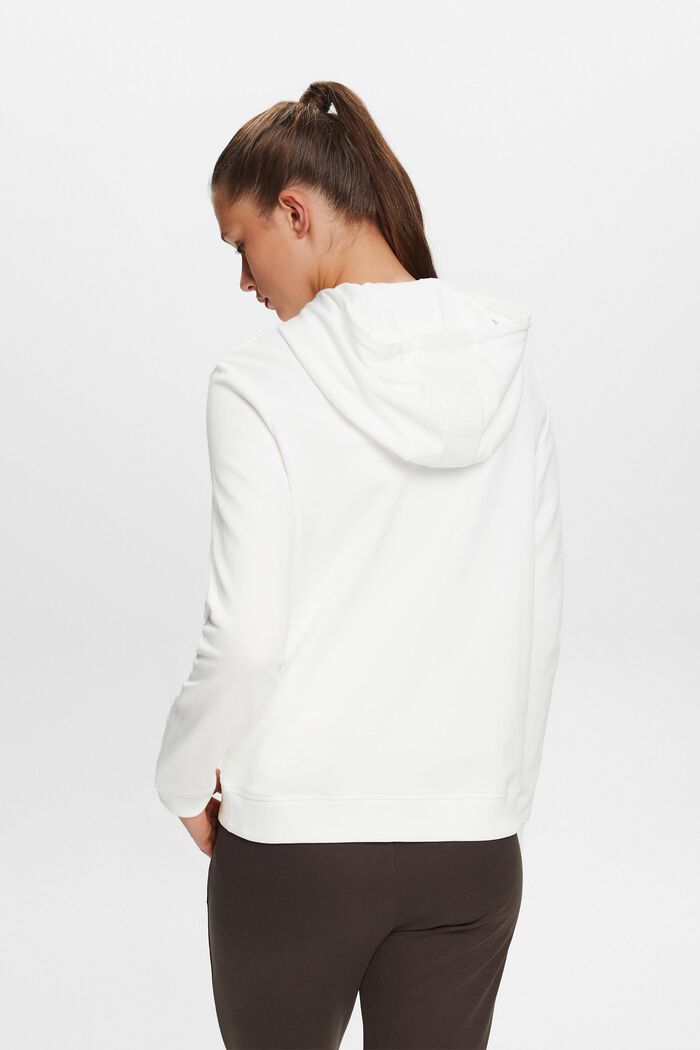 Cardigan mit Kapuze und Reißverschluss