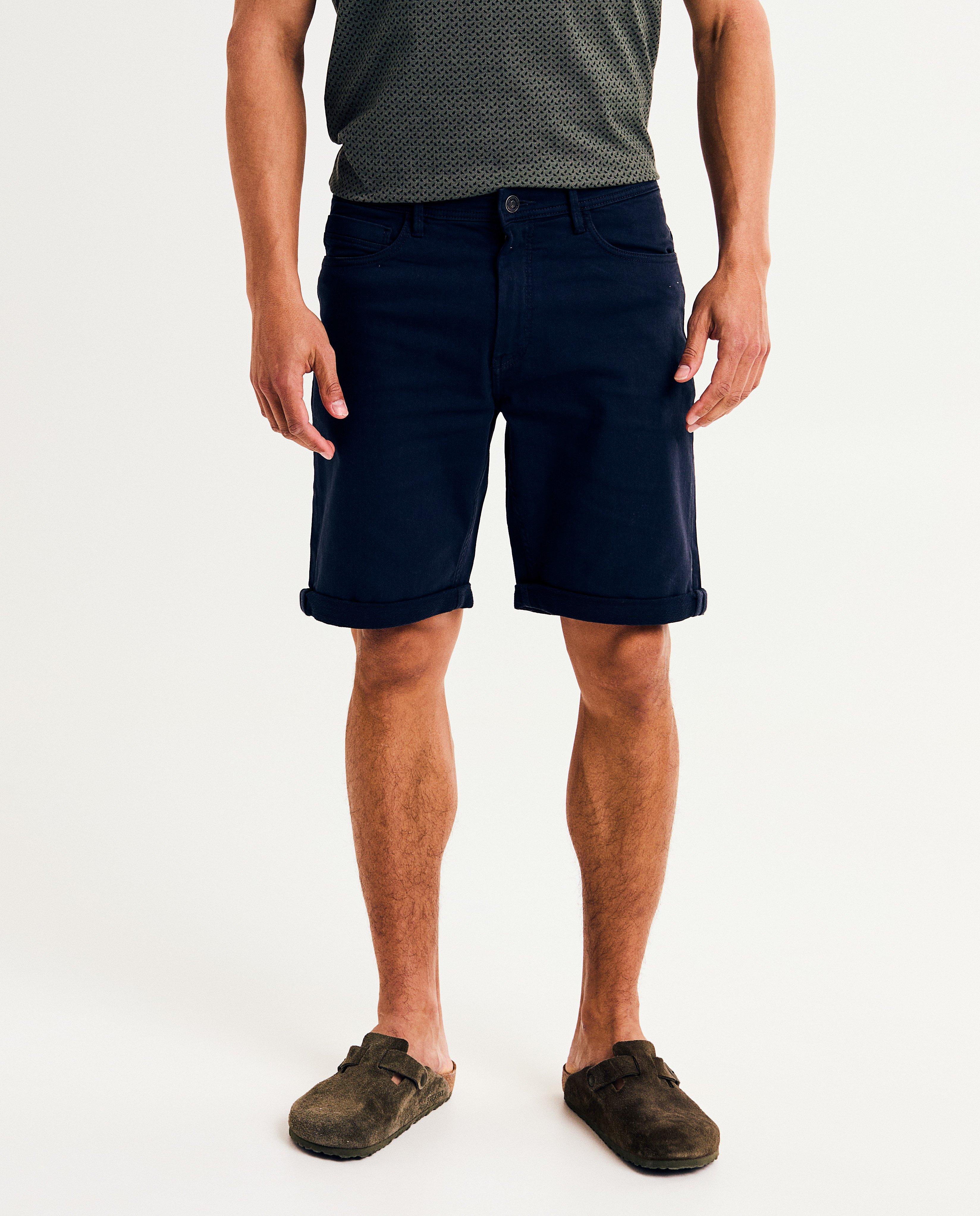 Quarterback Mörkblå shorts, smal passform mörkblå
