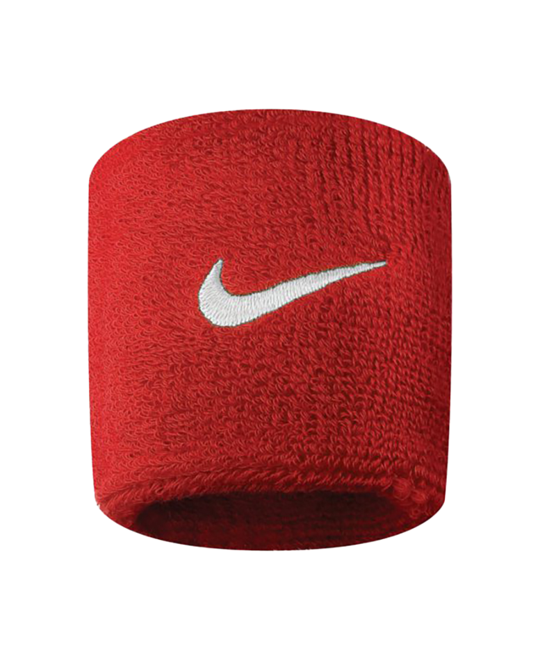 Nike Swoosh Wristbands Rot Weiss F601