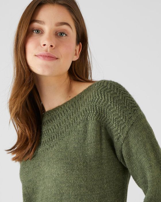 Pull chaud motif chevrons Thermolactyl