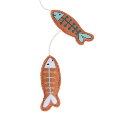TIAKI Katzenangel Fisch mit Katzenminze