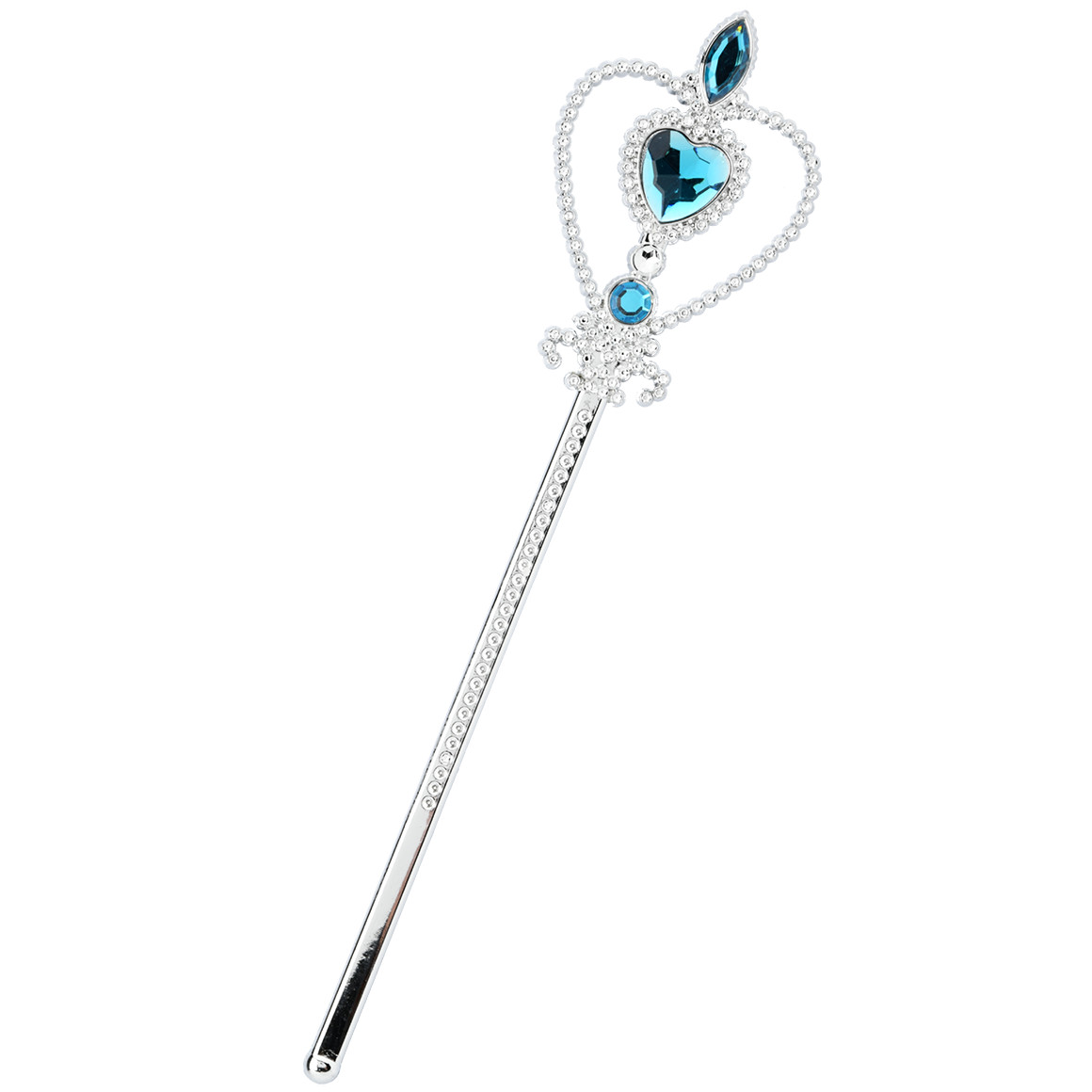 Prinzessinnen Diadem und Stab im Set