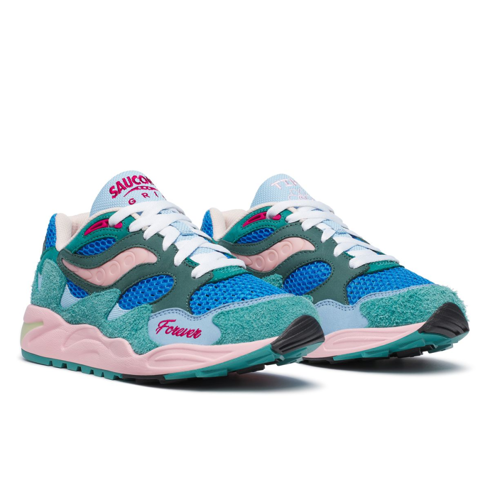 Saucony Jae Tips x Saucony Grid Shadow 2 Whats the Occasion? - Wear To A Date S70826-1 / blau