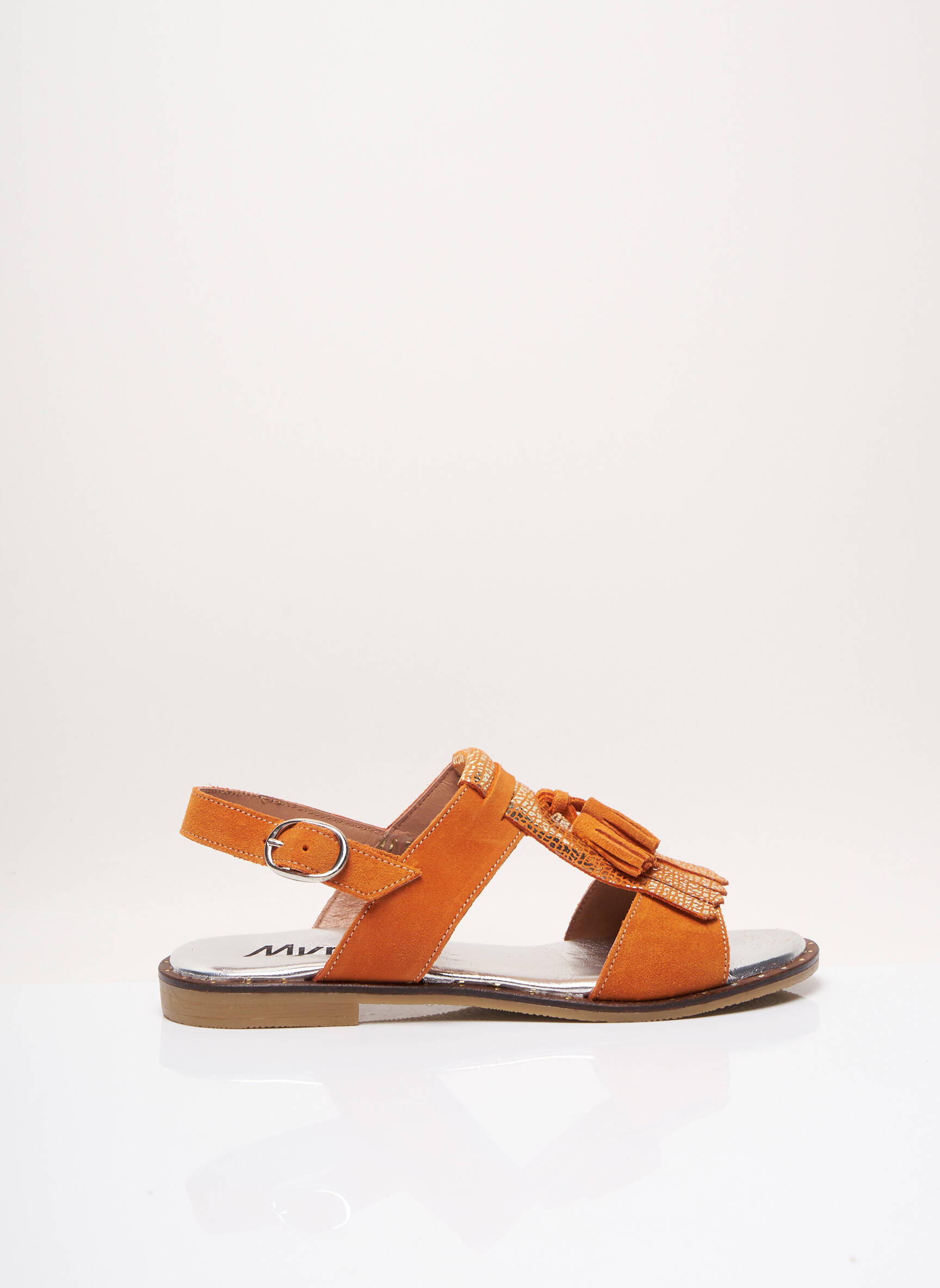Myma Sandales Nu Pieds Femme couleur orange