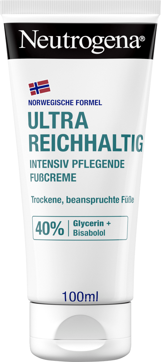 Fußcreme Trockene Haut, Norwegische Formel, 100 ml