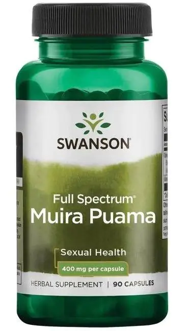 Swanson FS Muira Puama 400 mg kapsler
