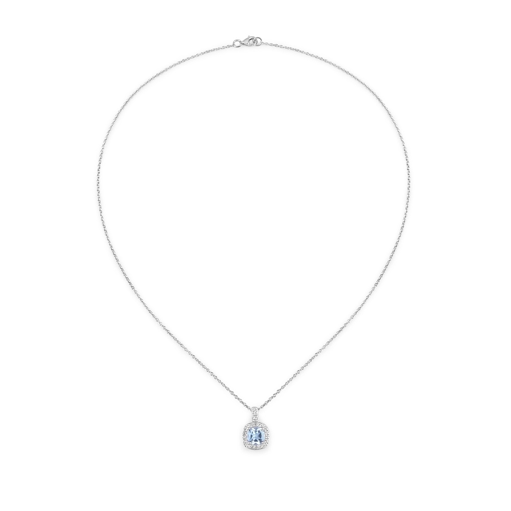 Rafaela Donata Chaîne Argent sterling Topaz bleu en Argent Bijoux