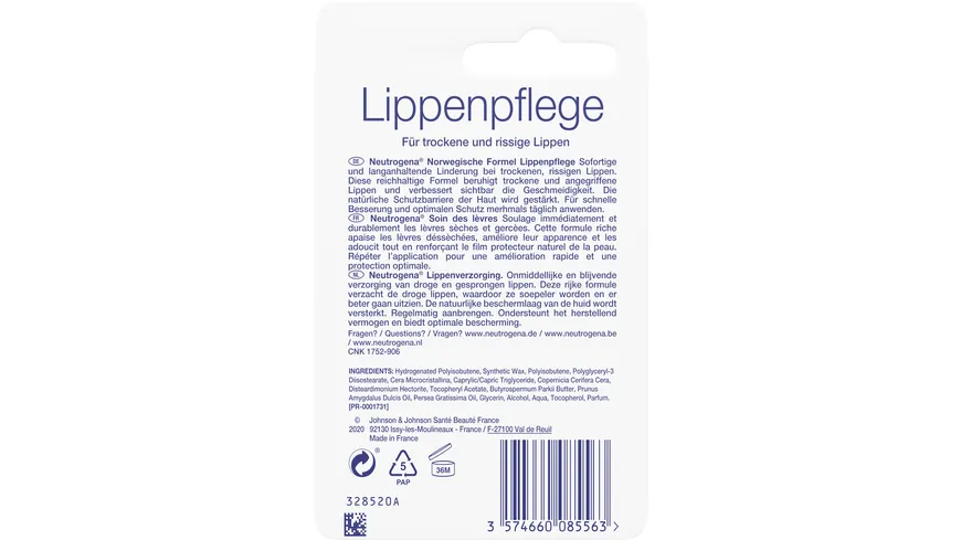 Neutrogena Norwegische Formel Lippenpflege LSF 4 4.8 g
