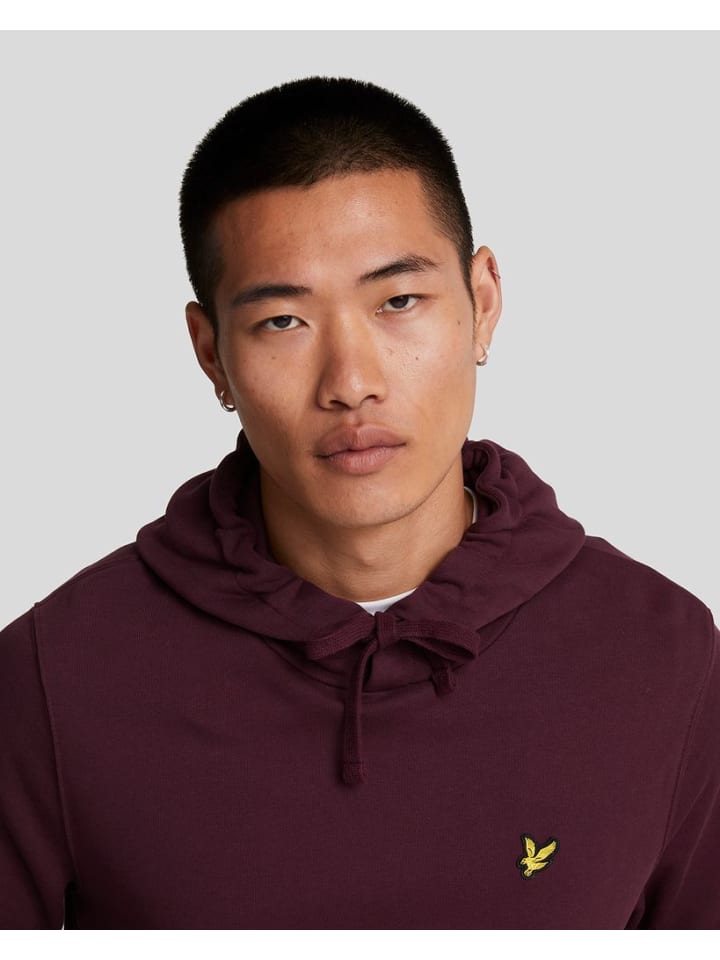 Lyle & Scott Hoodie in Bordeaux günstig kaufen