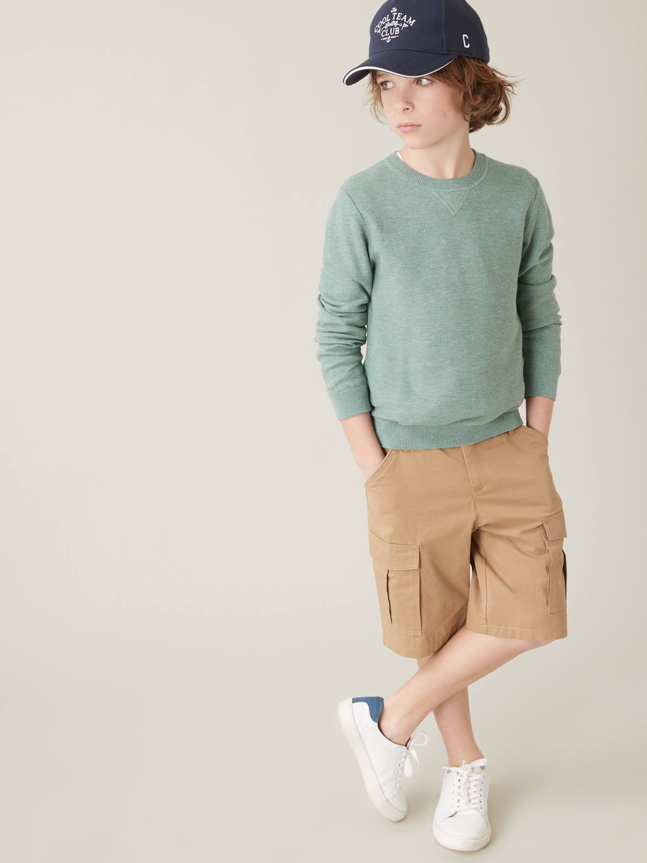 Cyrillus Jungen Sweatshirt CYRILLUS - aqua