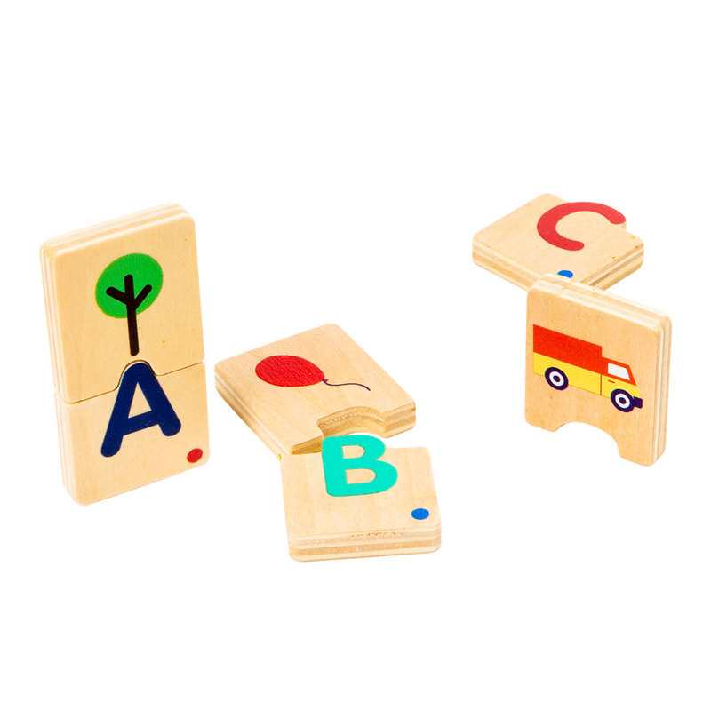 Coffret A,B,C en bois Oxybul