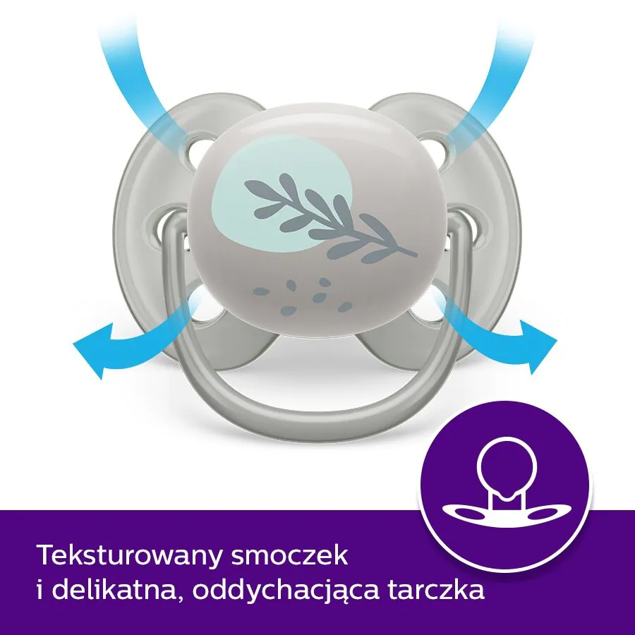 Avent Πιπίλα Ultra Soft 6-18 μηνών, ουδέτερη