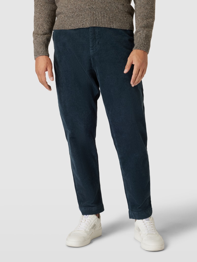 Cordhose mit Gesäßtaschen Modell 'Statum' in petrol