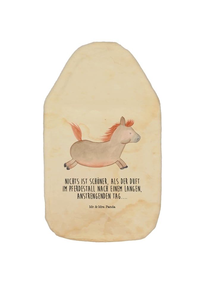 Mr. & Mrs. Panda Wärmflasche Pferd Springen mit Spruch in Vintage günstig kaufen onesize