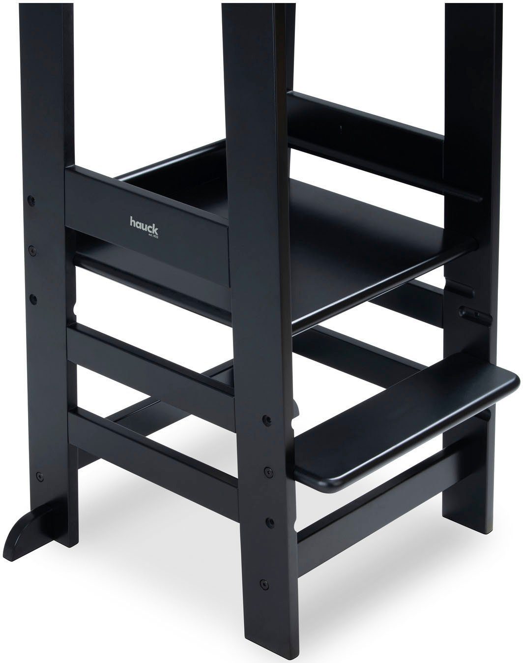 Hauck Stehhilfe Lernturm Learn N Explore, Black, FSC® - schützt Wald - weltweit