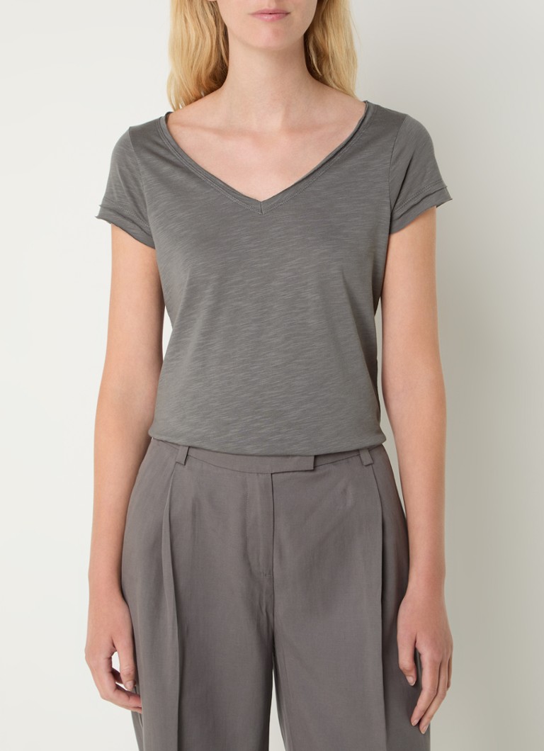 Benetton  T-shirt met V-hals