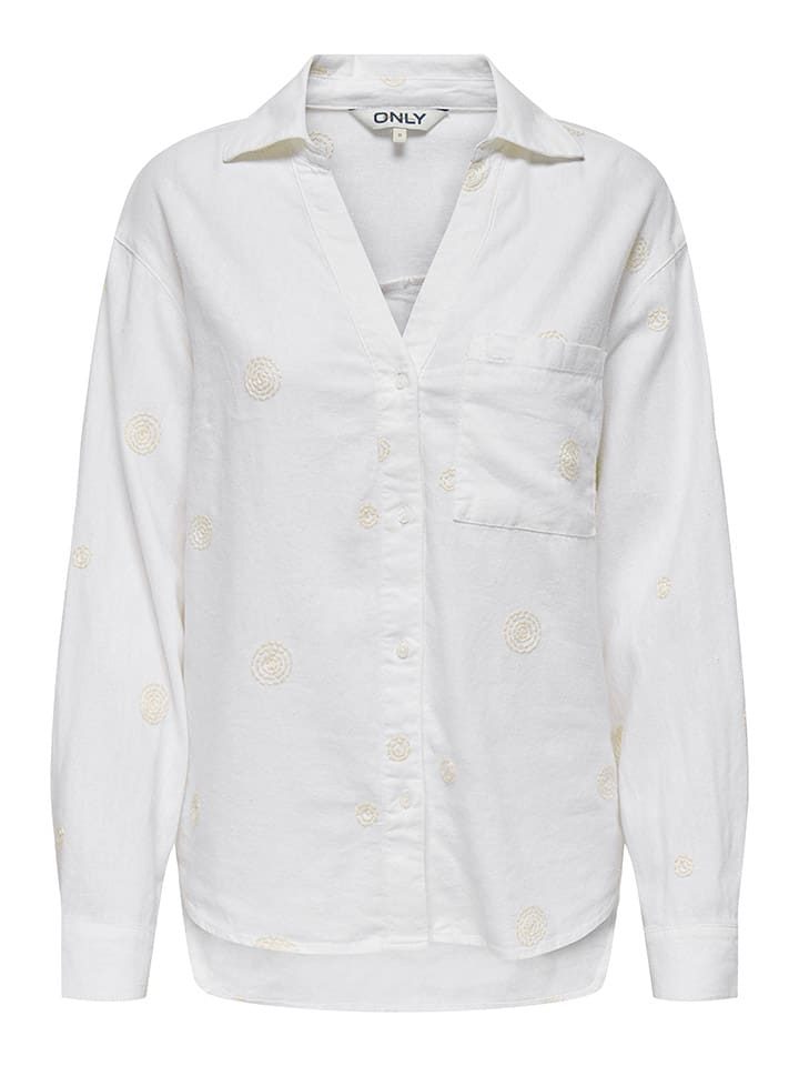 ONLY Bluse in Weiß günstig kaufen