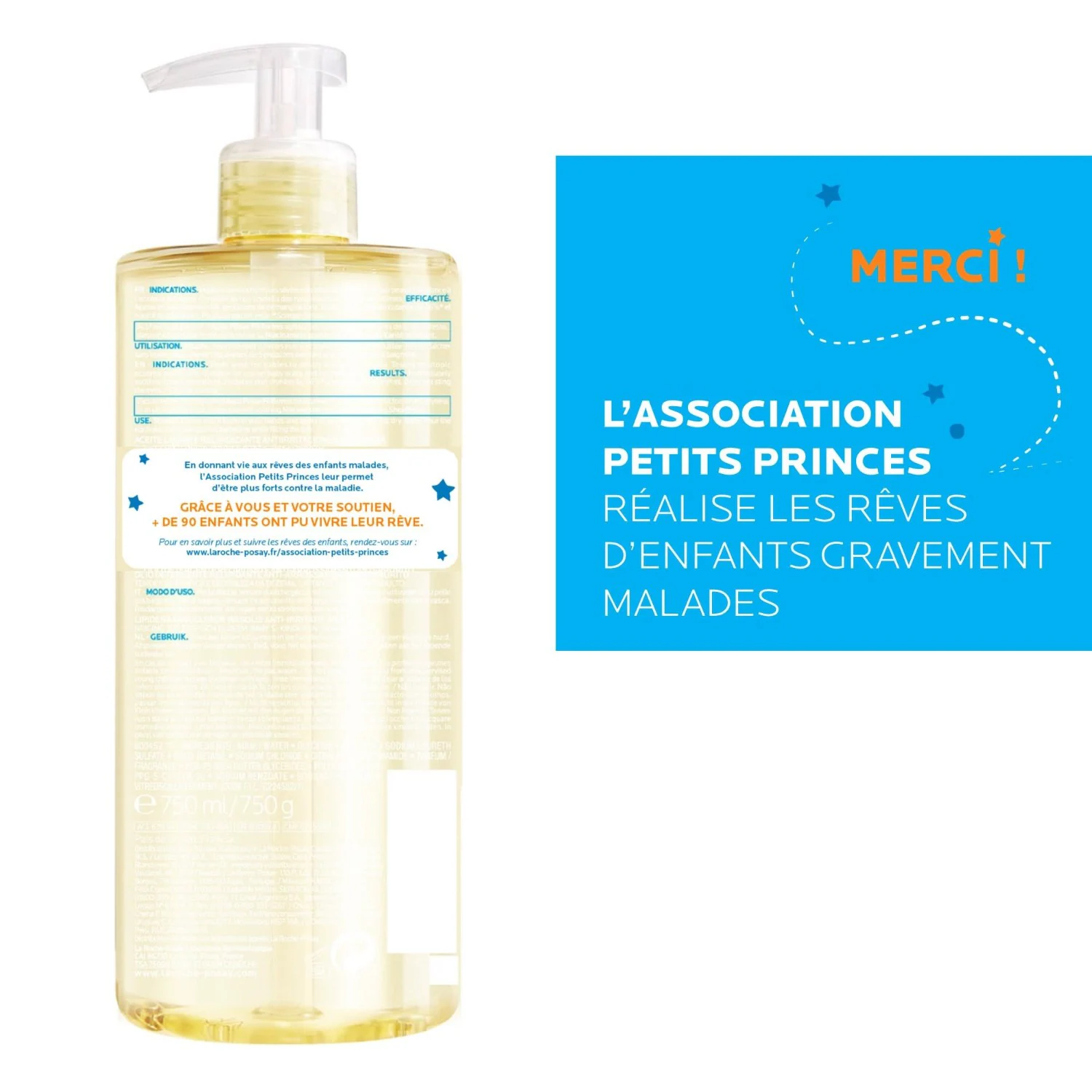 La Roche-Posay Lipikar AP+ čistilno olje proti praskam, ki obnavlja lipide, 750 ml