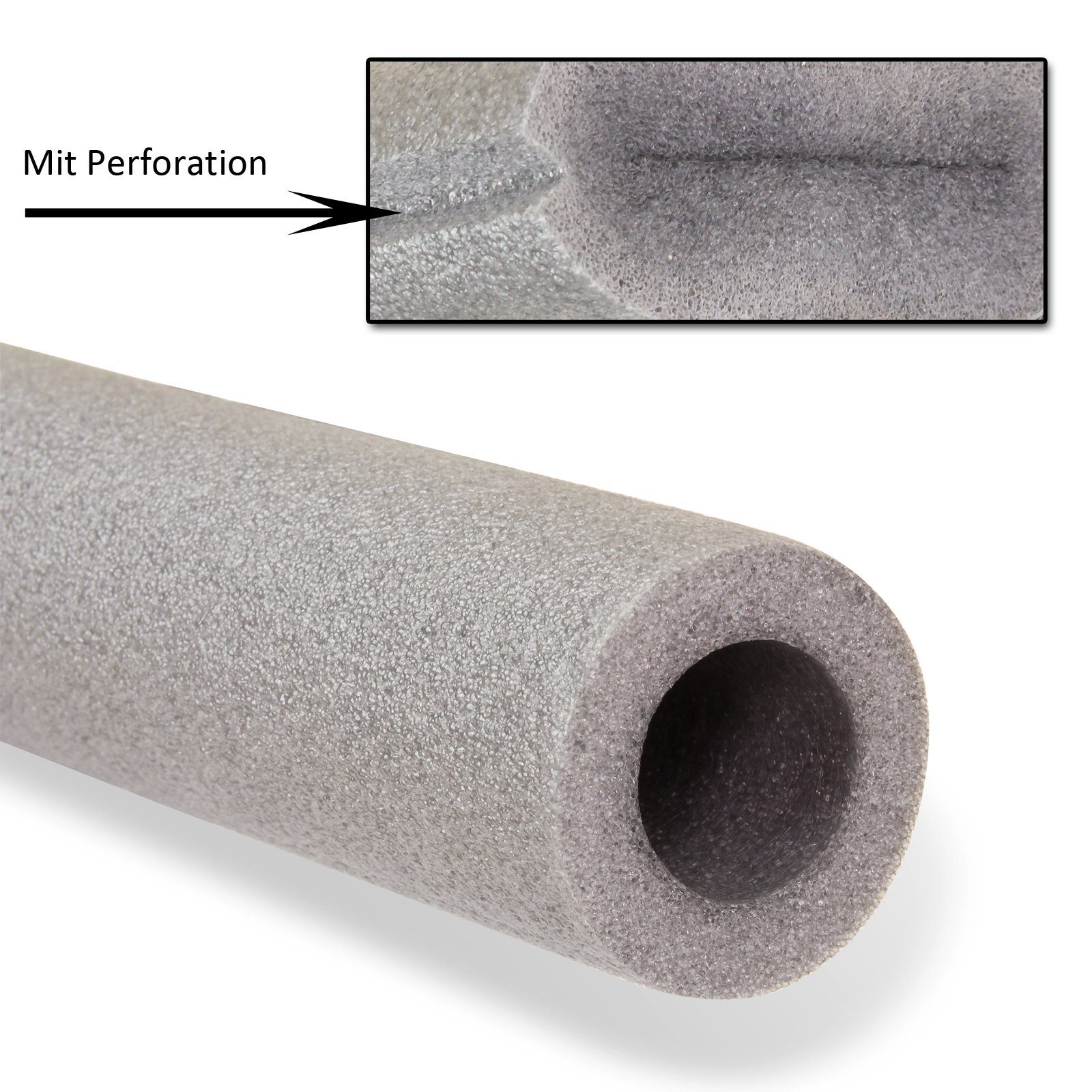 NMC Isolierschlauch NMC 54m Rohrisolierung 22mm x 20mm 100cm 1m PE Schaum Isolierschlauch