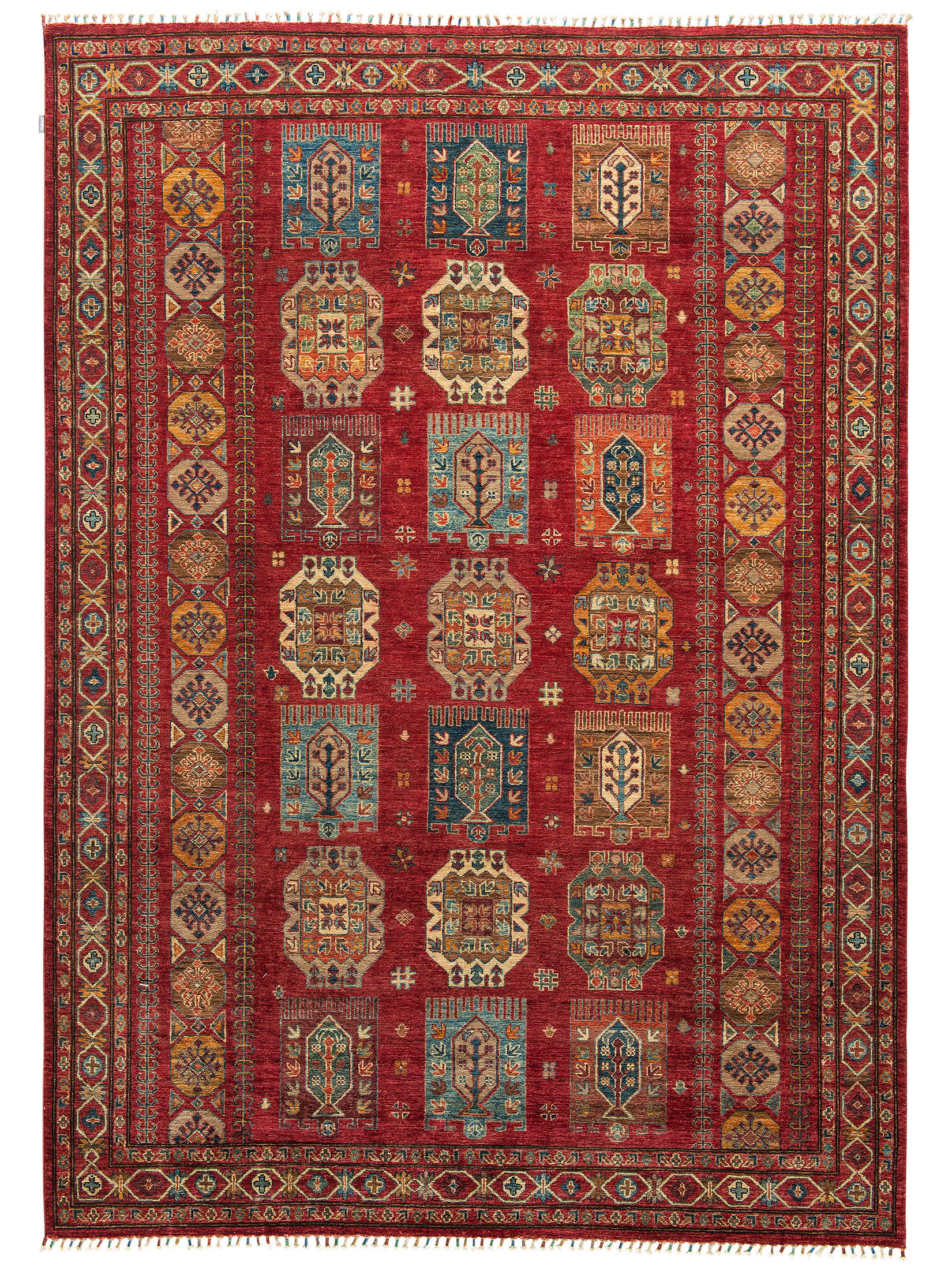Kazak Ghazni ca. 198 x 278 cm, Unikat / Einzelstück
