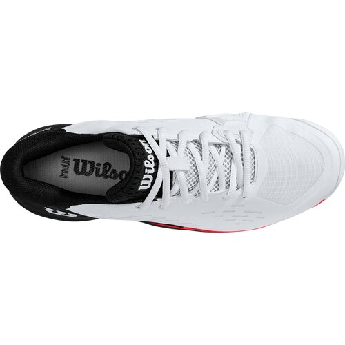HERREN TENNISOUTDOORSCHUHE RUSH PRO ACE CLAY WH/BK/POPPY RED