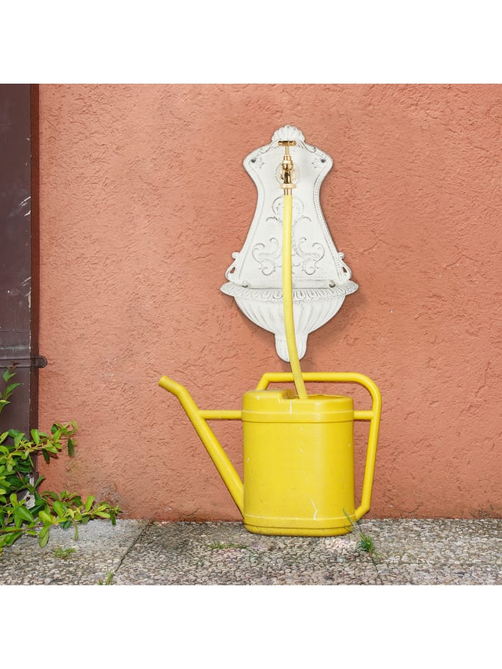 relaxdays Wandbrunnen in Weiß - (B)24,5 x (H)42 x (T)11,5 cm günstig kaufen onesize