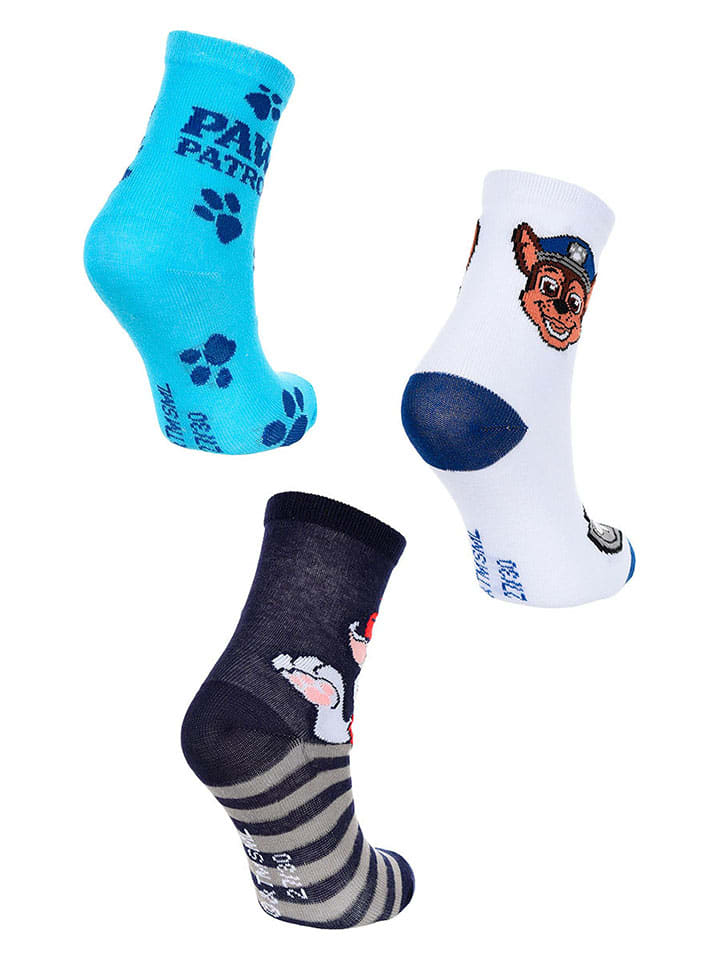 Paw Patrol 3er-Set: Socken 
