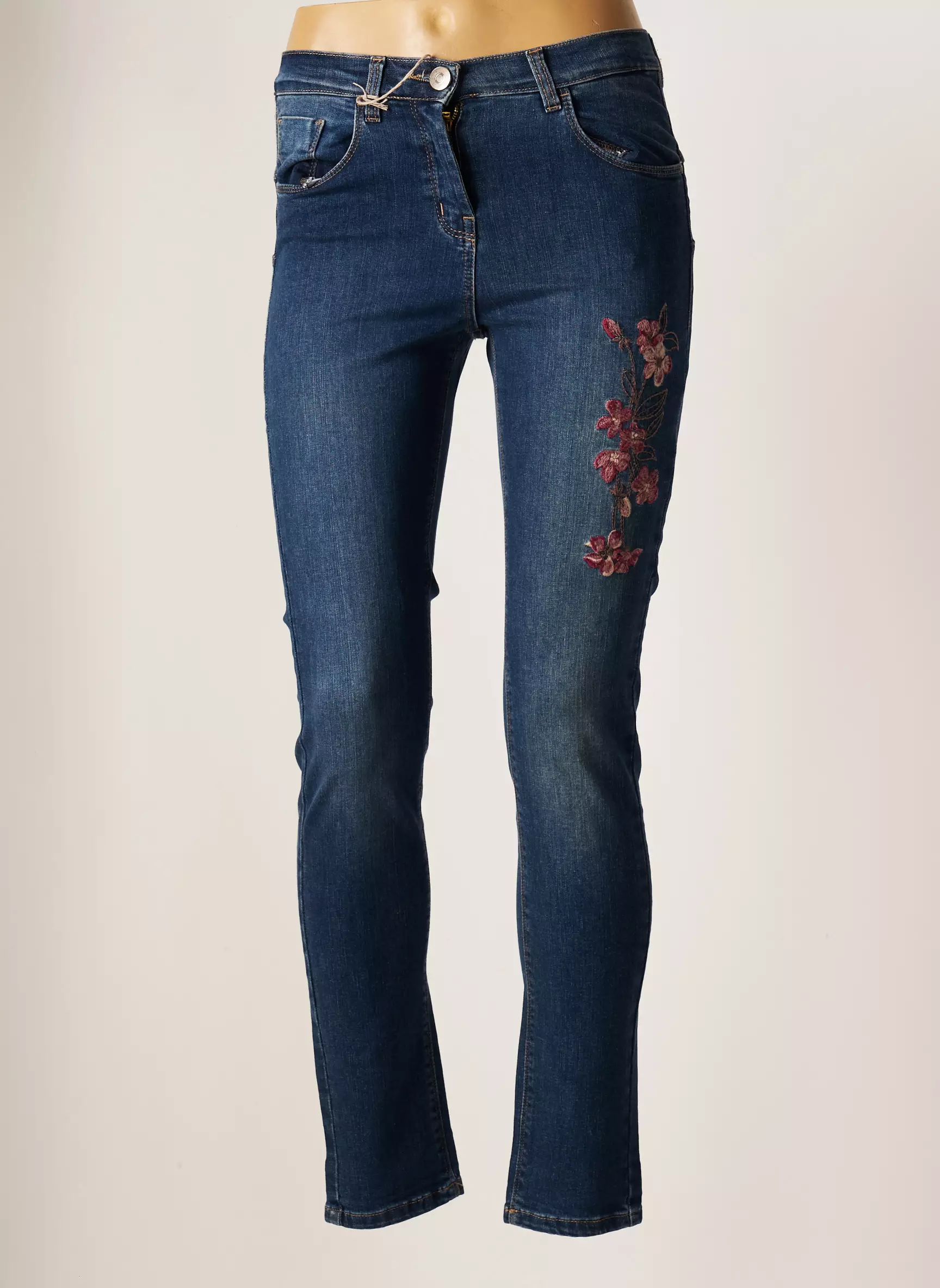 East Drive Jeans Skinny Femme couleur bleu