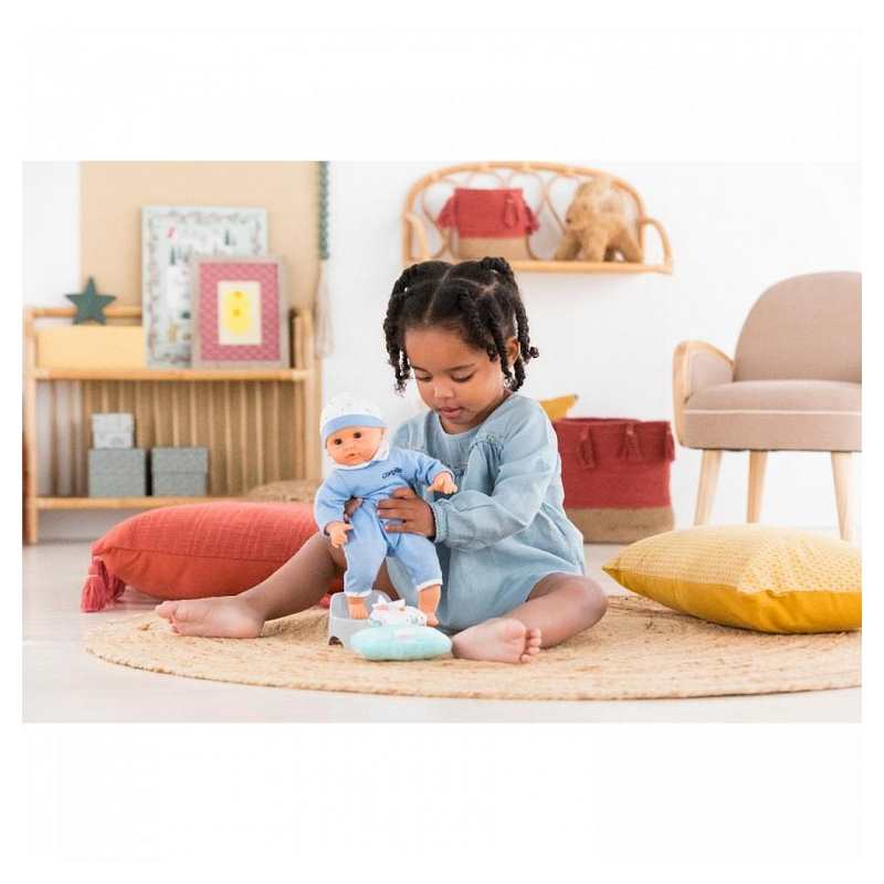 Pot et lingette pour poupon 30-36cm