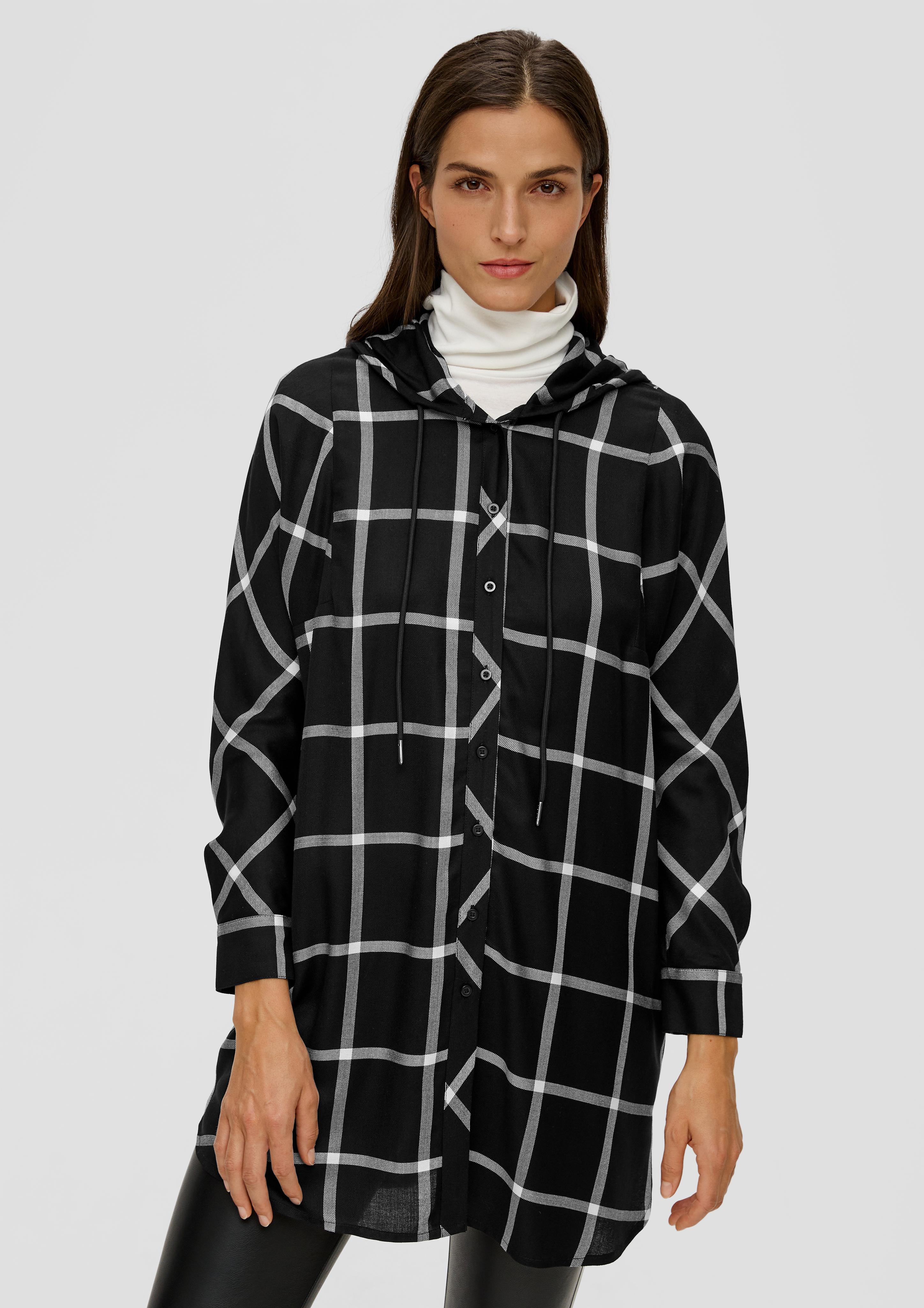 Longbluse aus Viskosemix  2139185-99N3