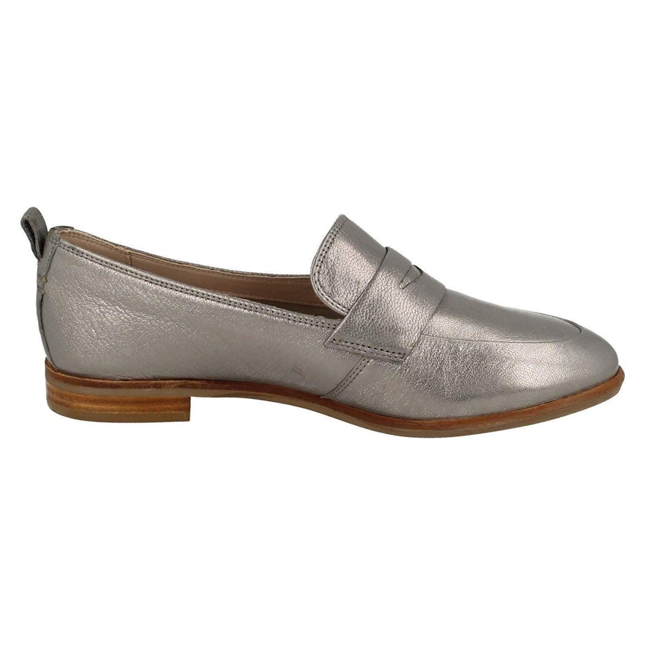 CLARKS Klassische Slipper grau