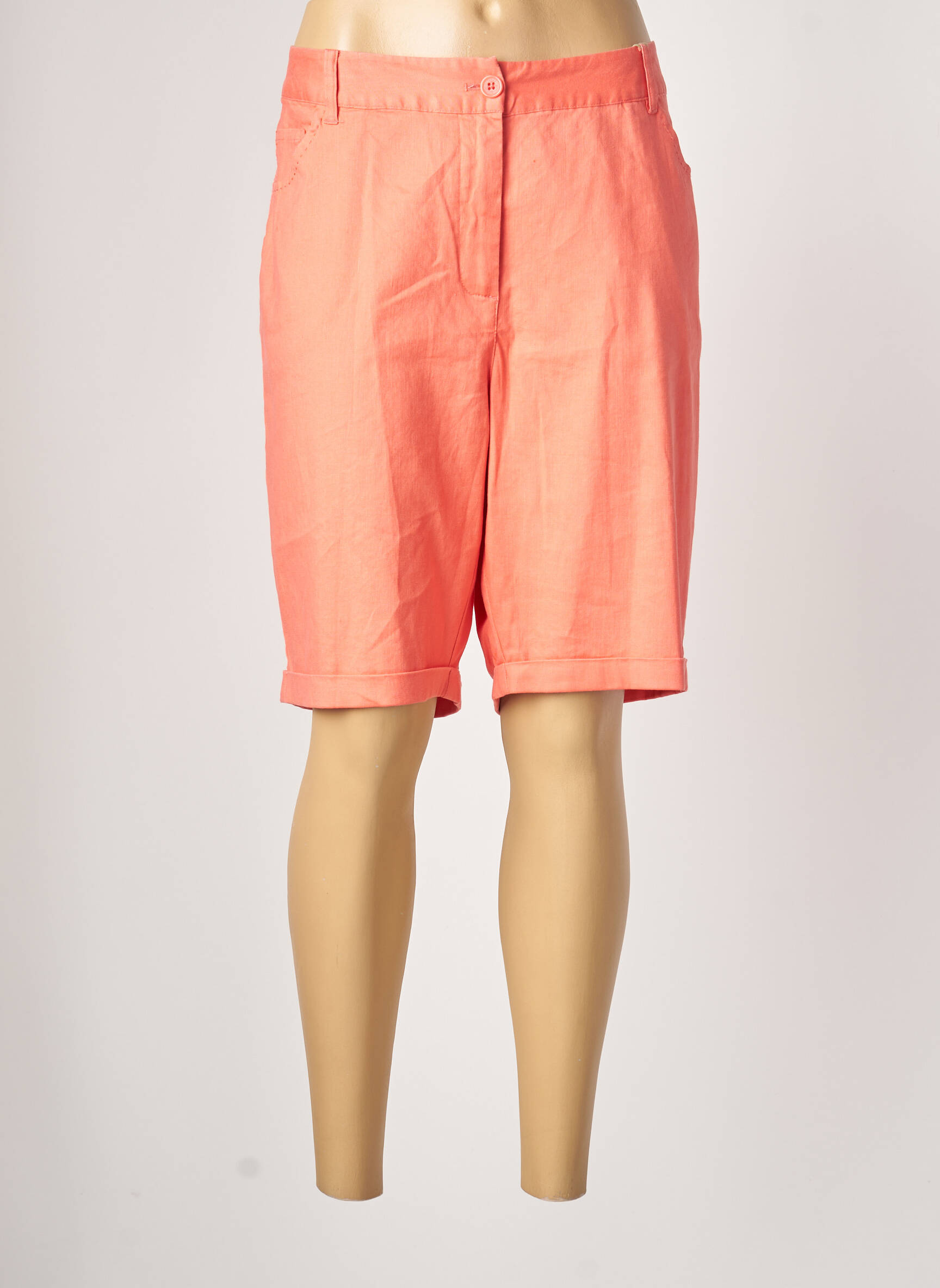 Diane Laury Bermudas Femme couleur orange