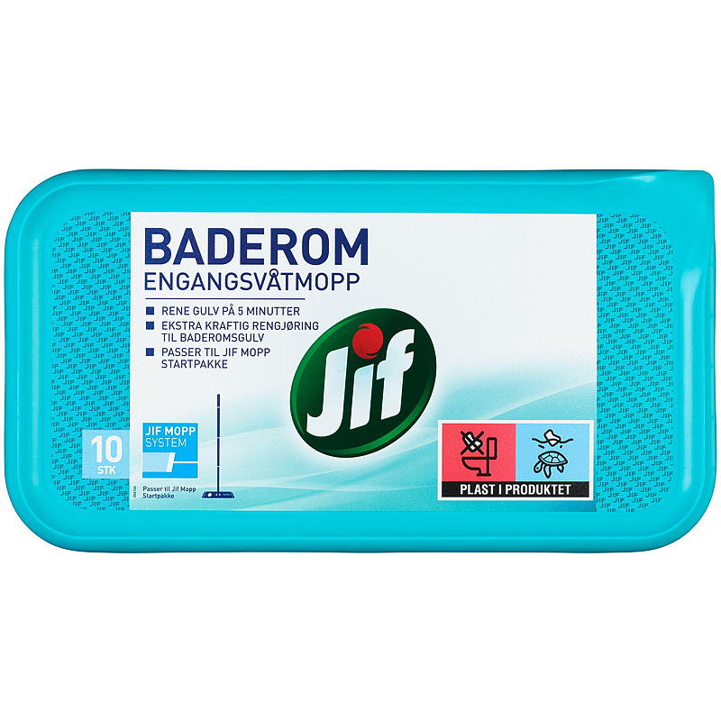 Jif Engangsmopp 10-pk Jif Baderom