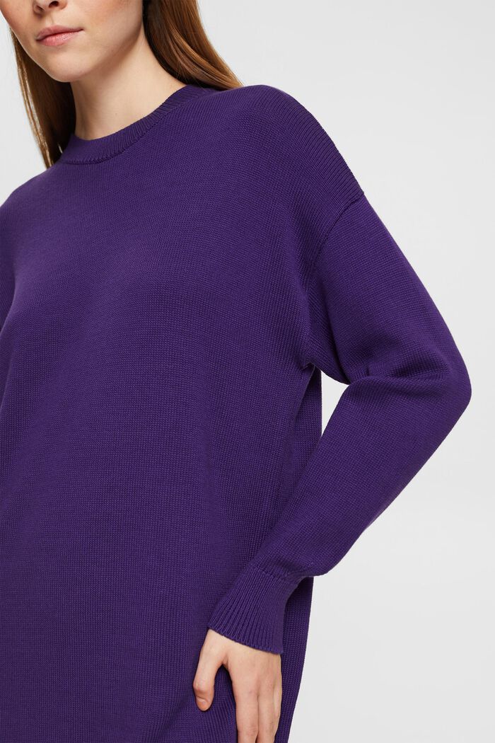 Strickkleid, 100 % Baumwolle