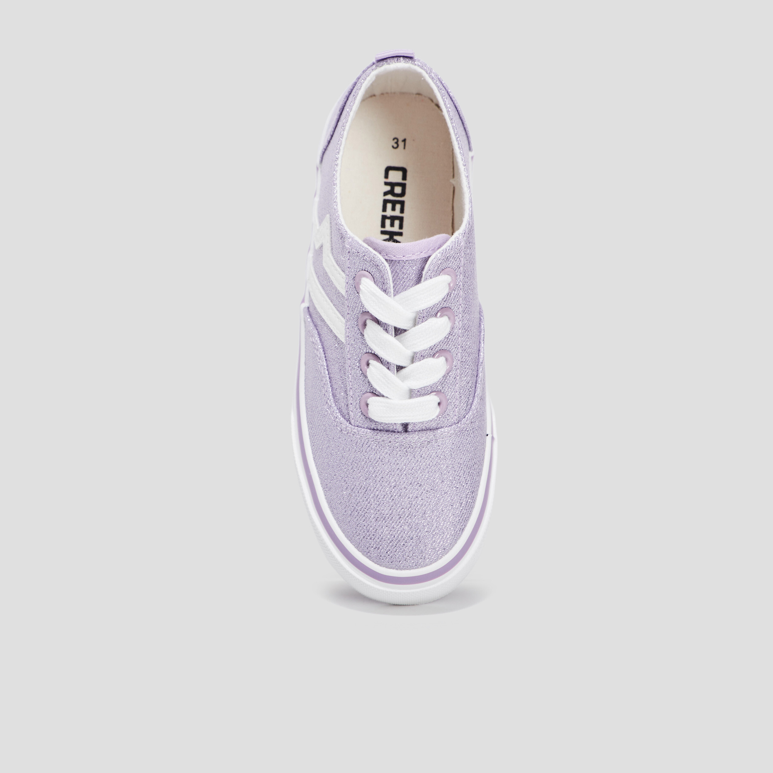 Tennis en toile à lacets Creeks violet fille | La Halle