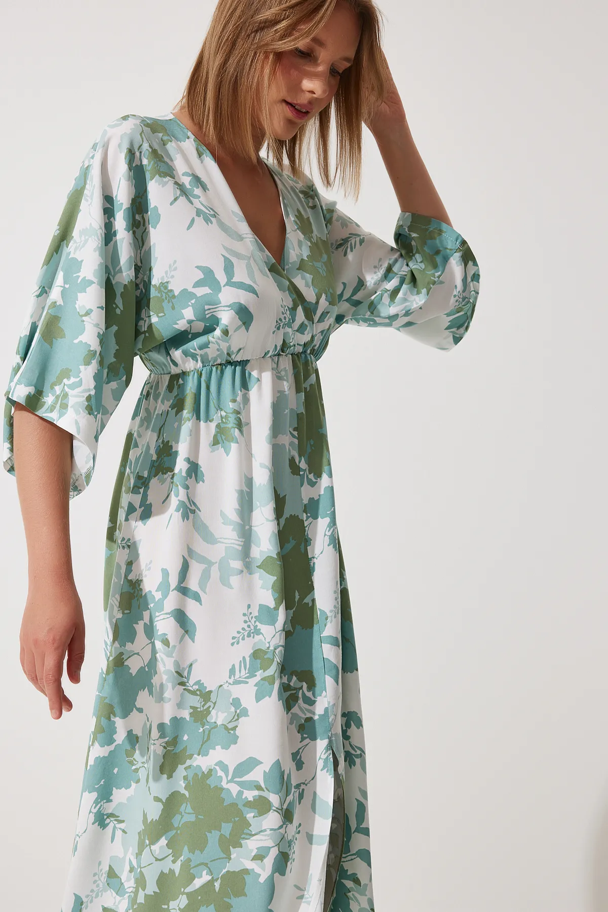 Happiness İstanbul  Kleid - Grün - A-Linie