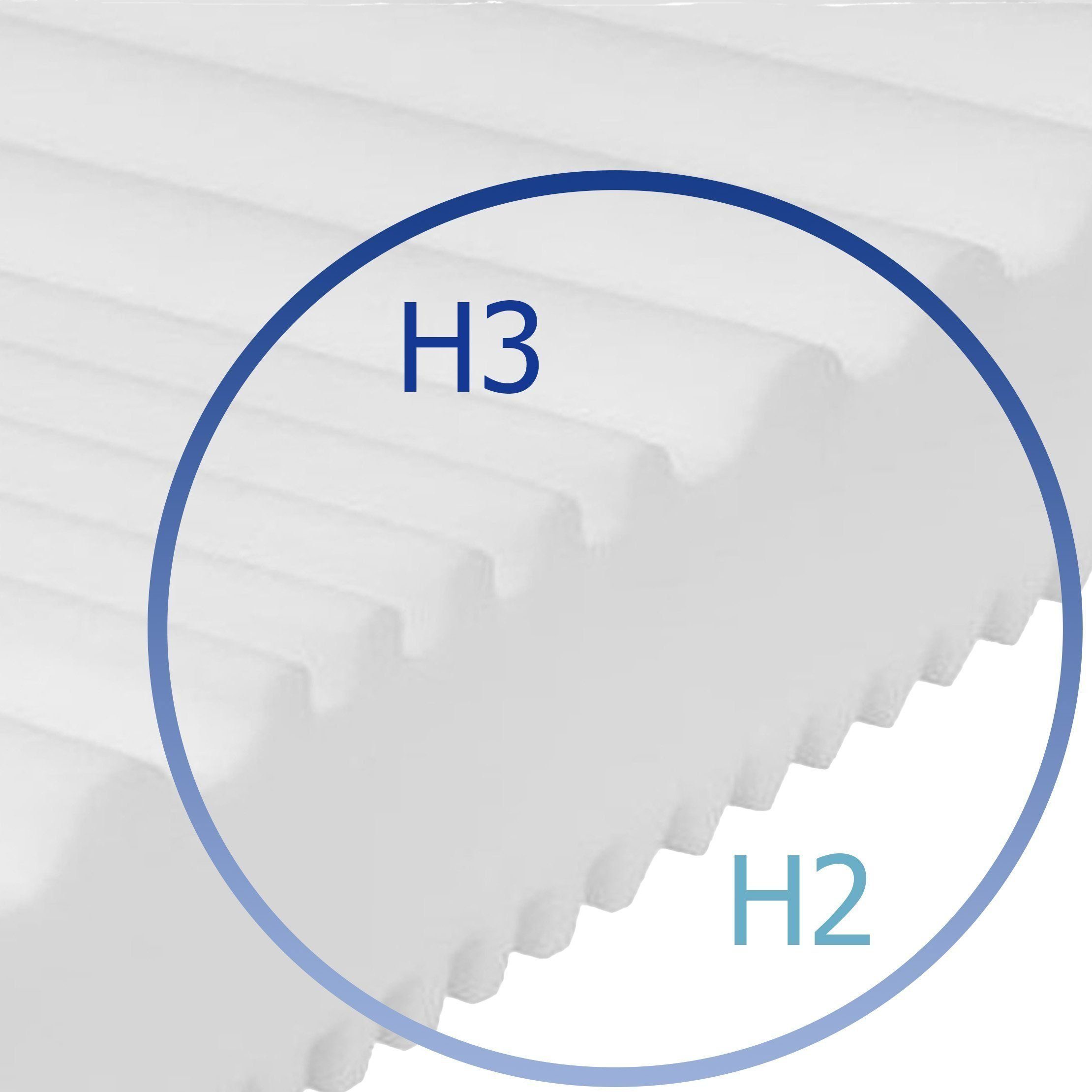 Kaltschaummatratze Matratze atmungsaktiv - Kaltschaummatratze, Matratze H3, 7 Zonen, Sleepneo, 15 cm hoch, Wendematratze mit 2 unterschiedlichen Liegehärten (H2 & H3)