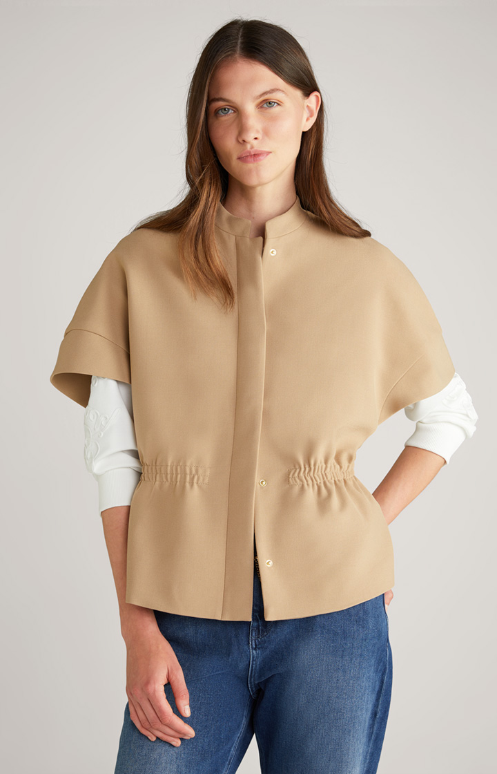 Cape-Blazer in Beige