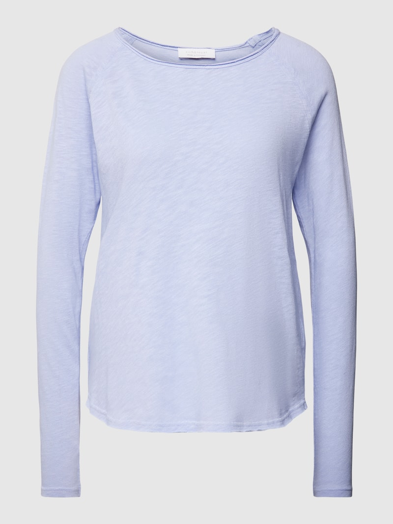 Longsleeve im Destroyed-Look in flieder