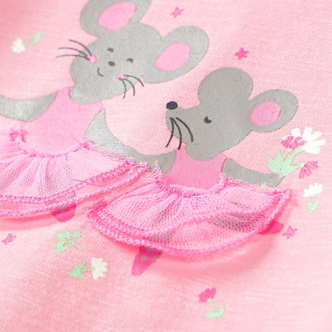 Baby Langarmshirt mit Mäusen