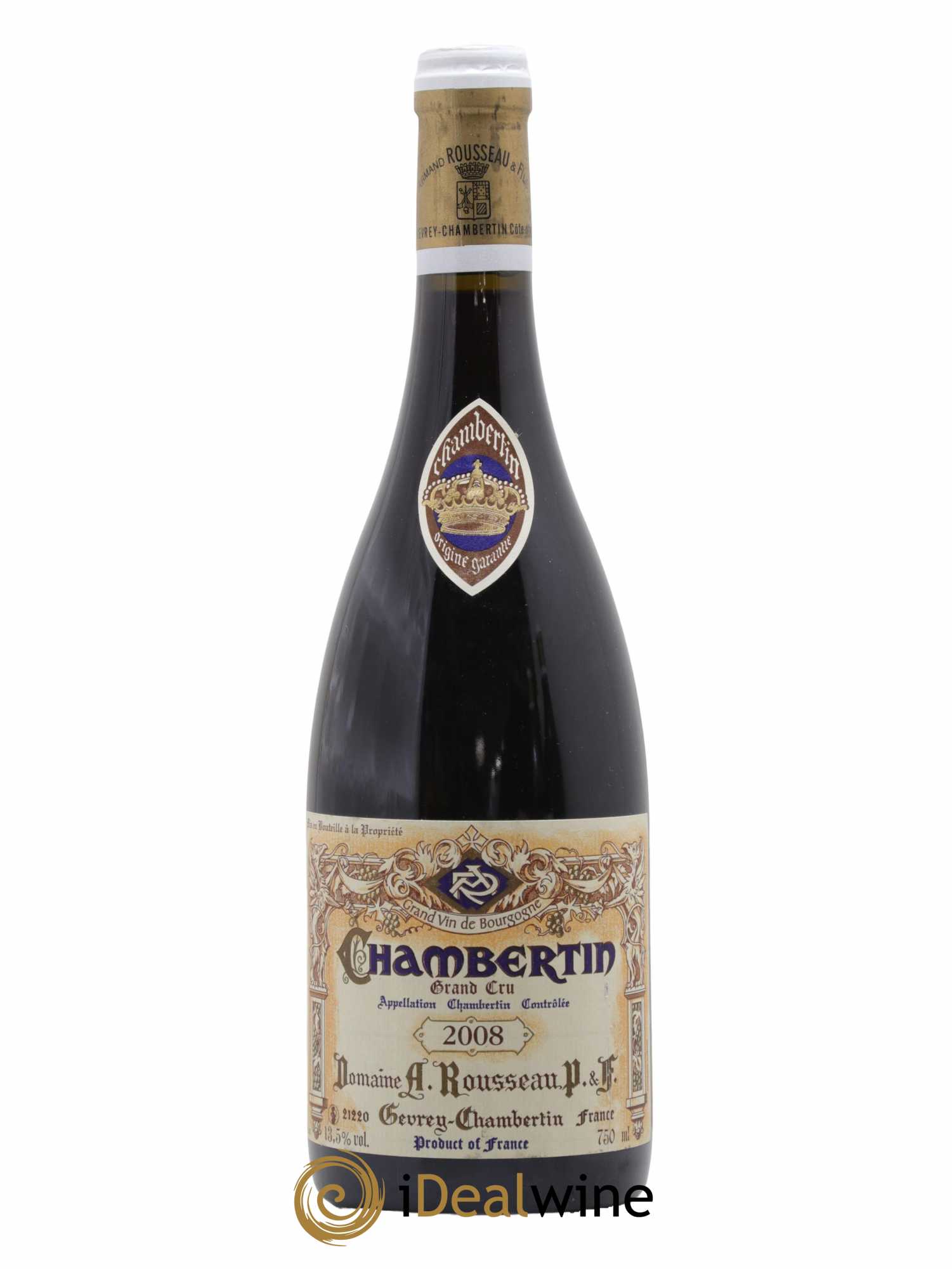 Chambertin Grand Cru Armand Rousseau (Domaine)  2008 - Lot de 1 Bouteille