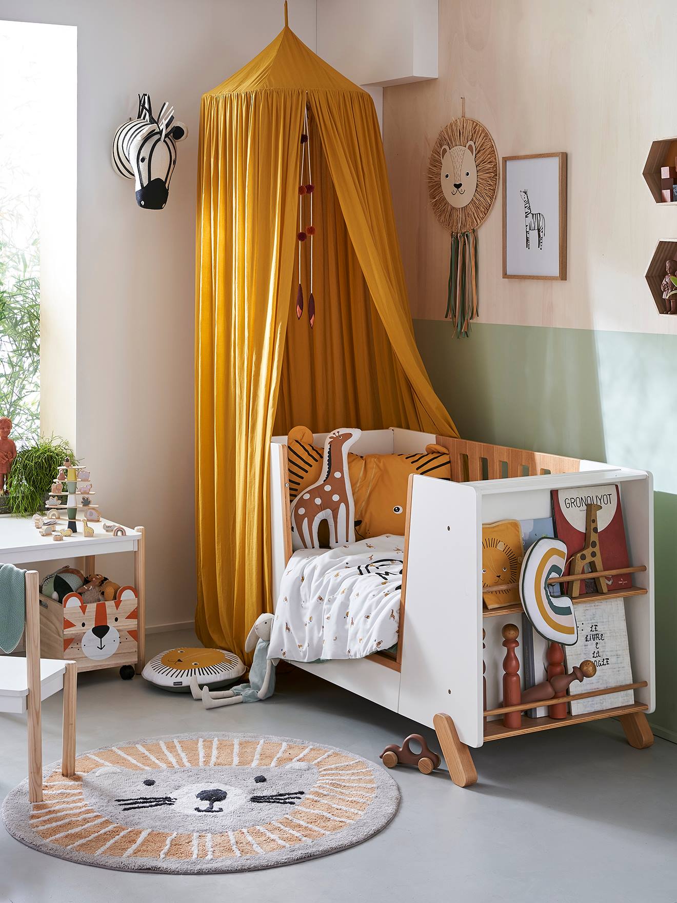 Vertbaudet Babybett PIROUETTE - weiß