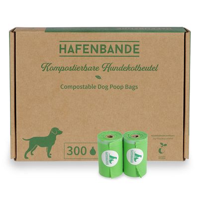 HAFENBANDE Kompostierbare Hundekotbeutel